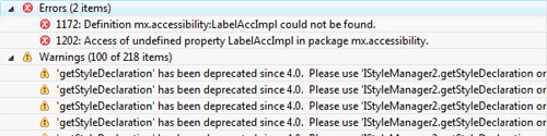 Flash Builder Error